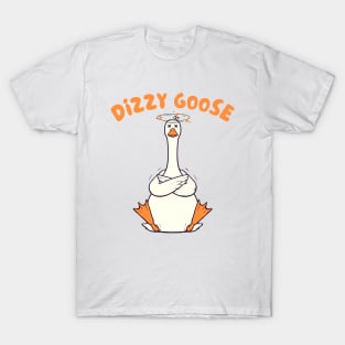 Chronic Illness Spoonie POTS EDS Silly Goose Dizzy Goose T-Shirt